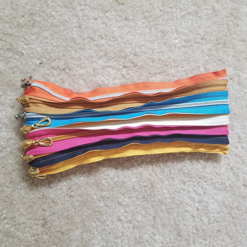 Cute hand crafted zip pouch